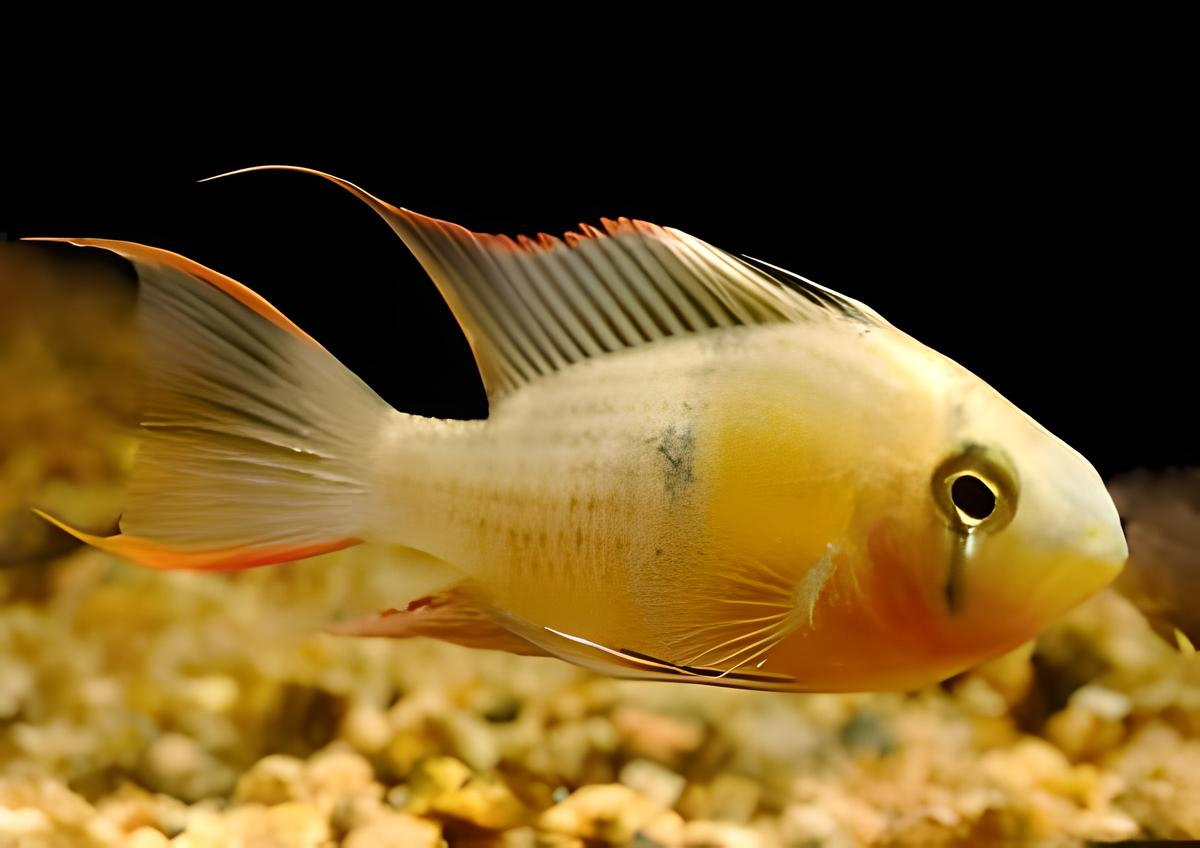 cichlid-mikrogeophagus-altispinosus-